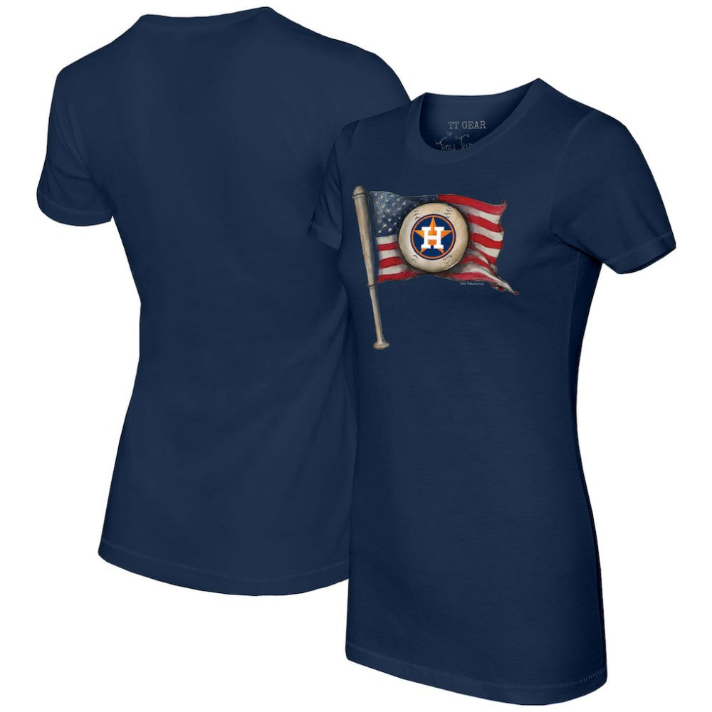 Houston Astros Tiny Turnip Women's Baseball Flag T-Shirt | MLB Online