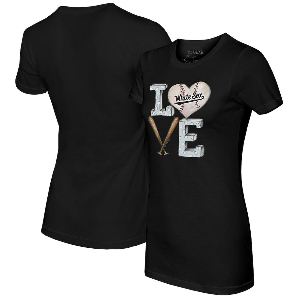 Chicago White Sox Tiny Turnip Women's Baseball Love T-Shirt | MLB US