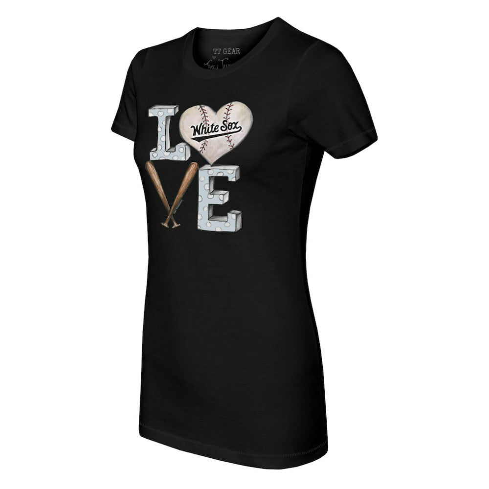 Chicago White Sox Tiny Turnip Women's Baseball Love T-Shirt | MLB US