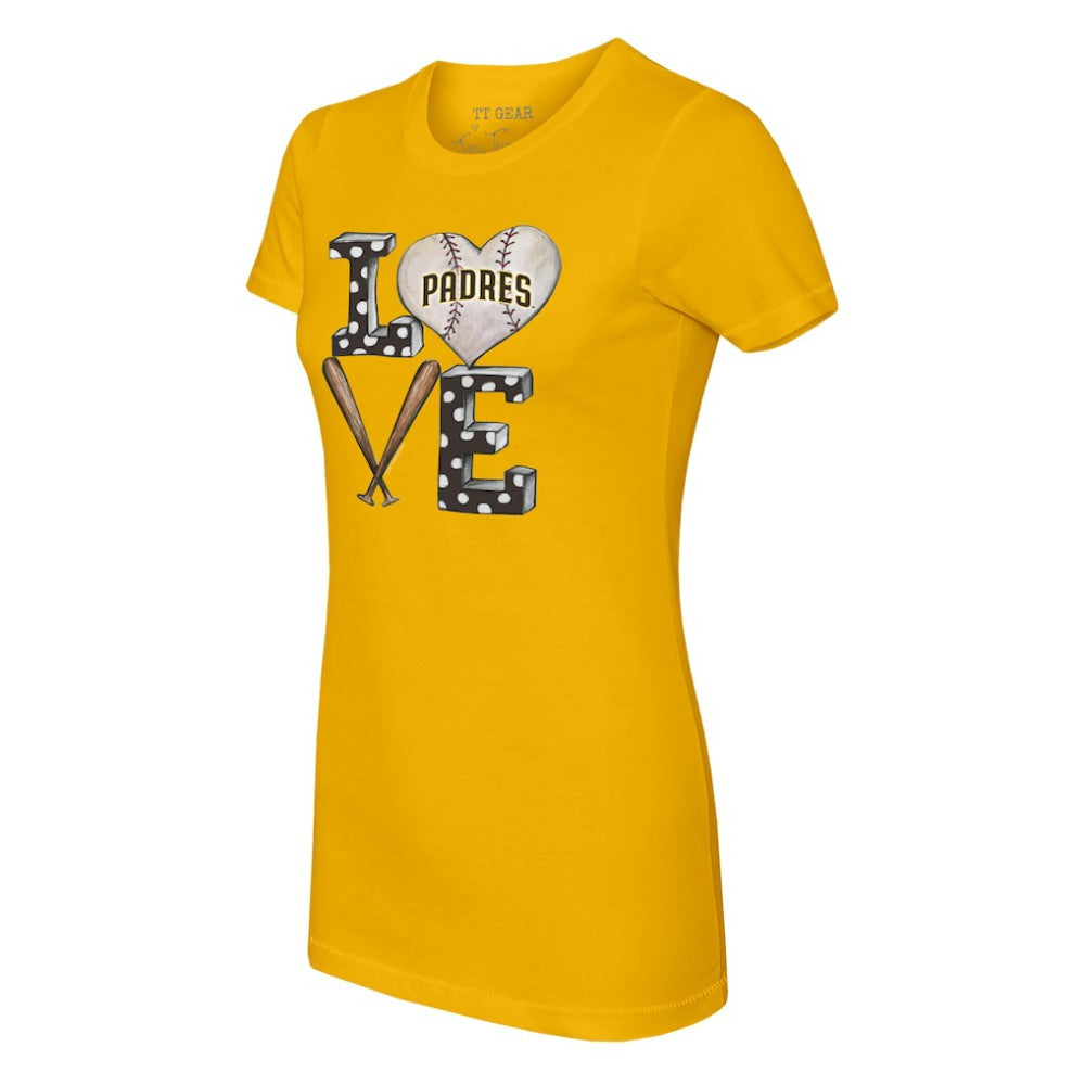San Diego Padres Tiny Turnip Women's Baseball Love T-Shirt | MLB Near me