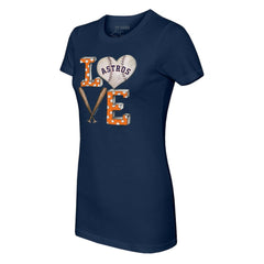 Houston Astros Tiny Turnip Women's Baseball Love T-Shirt | MLB New
