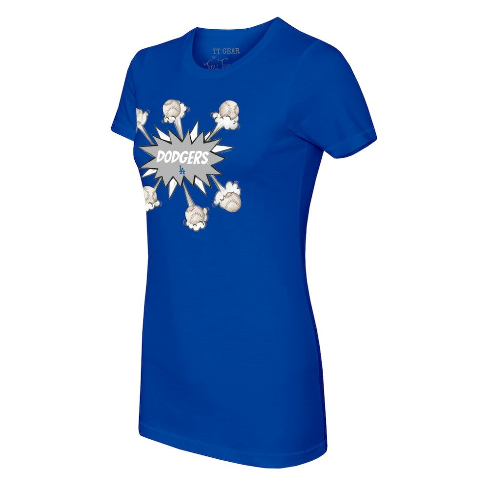 Los Angeles Dodgers Tiny Turnip Women's Baseball Pow T-Shirt | MLB US