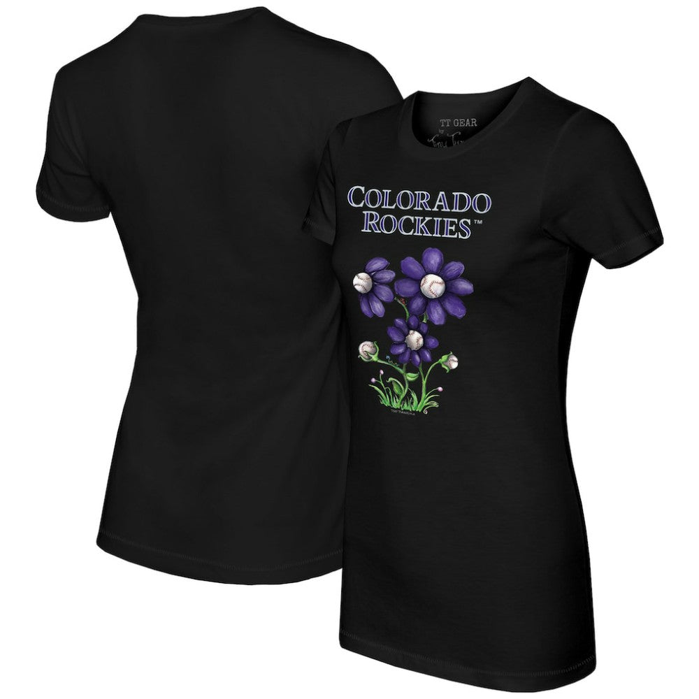 Colorado Rockies Tiny Turnip Women's Blooming Baseballs T-Shirt | MLB Near me