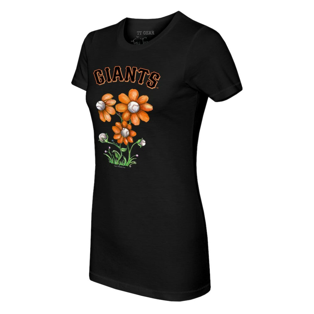 San Francisco Giants Tiny Turnip Women's Blooming Baseballs T-Shirt | MLB Online