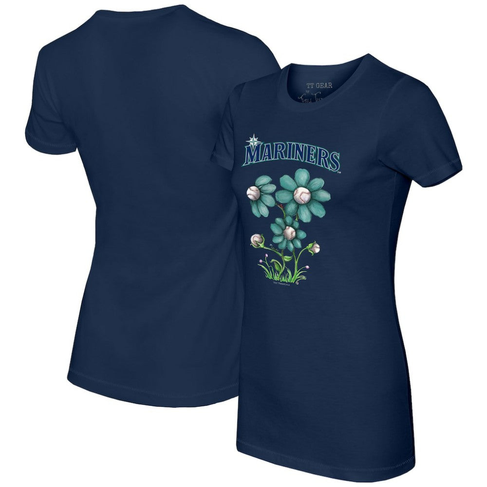 Seattle Mariners Tiny Turnip Women's Blooming Baseballs T-Shirt | MLB Near me