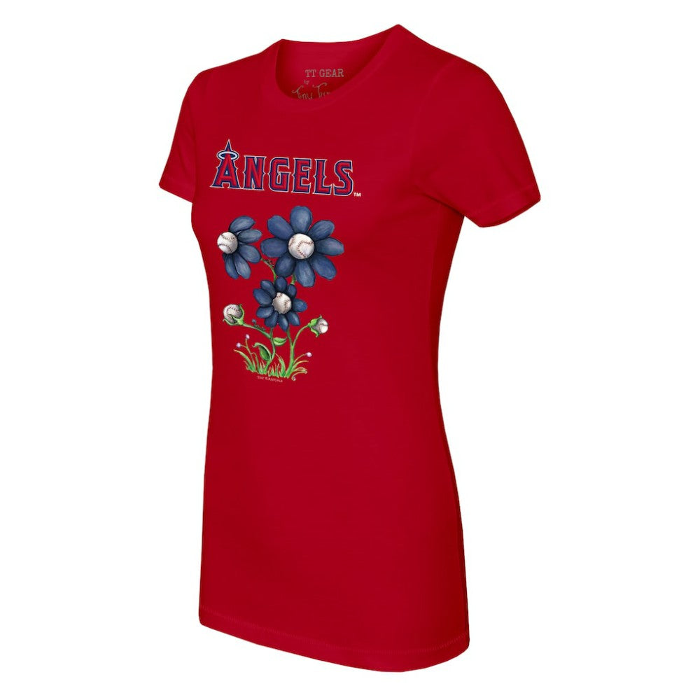 Los Angeles Angels Tiny Turnip Women's Blooming Baseballs T-Shirt | MLB Shop
