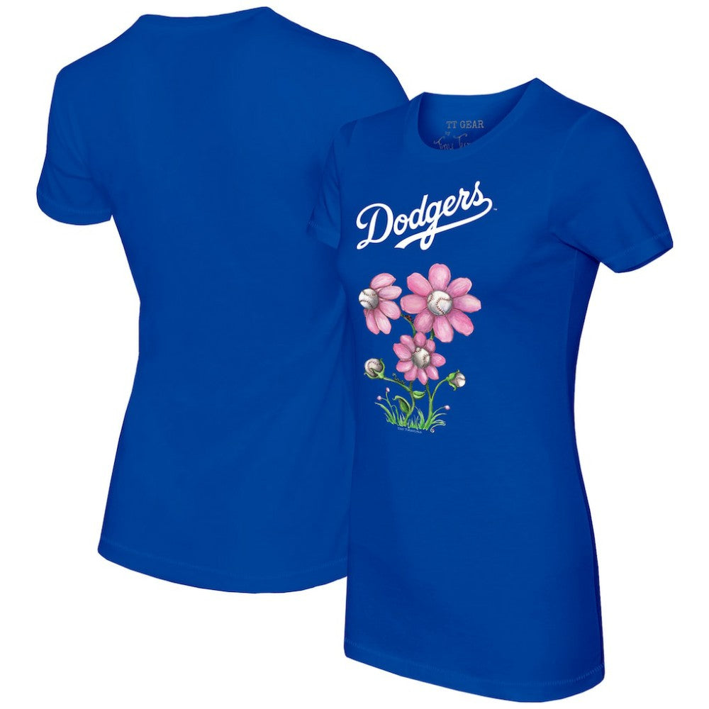 Los Angeles Dodgers Tiny Turnip Women's Blooming Baseballs T-Shirt | MLB Shop