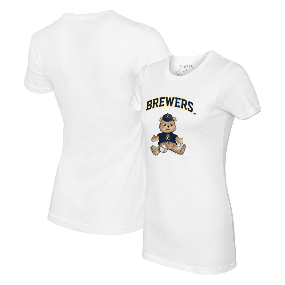 Milwaukee Brewers Tiny Turnip Women's Teddy Boy T-Shirt | MLB On Sale