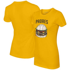San Diego Padres Tiny Turnip Women's Burger T-Shirt | MLB Outlet