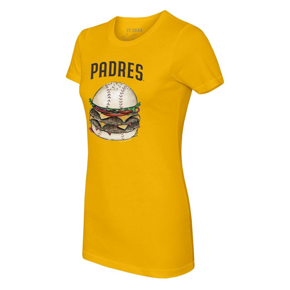 San Diego Padres Tiny Turnip Women's Burger T-Shirt | MLB Outlet