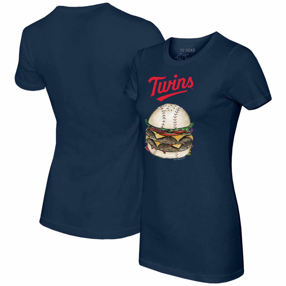 Minnesota Twins Tiny Turnip Women's Burger T-Shirt | MLB Discount