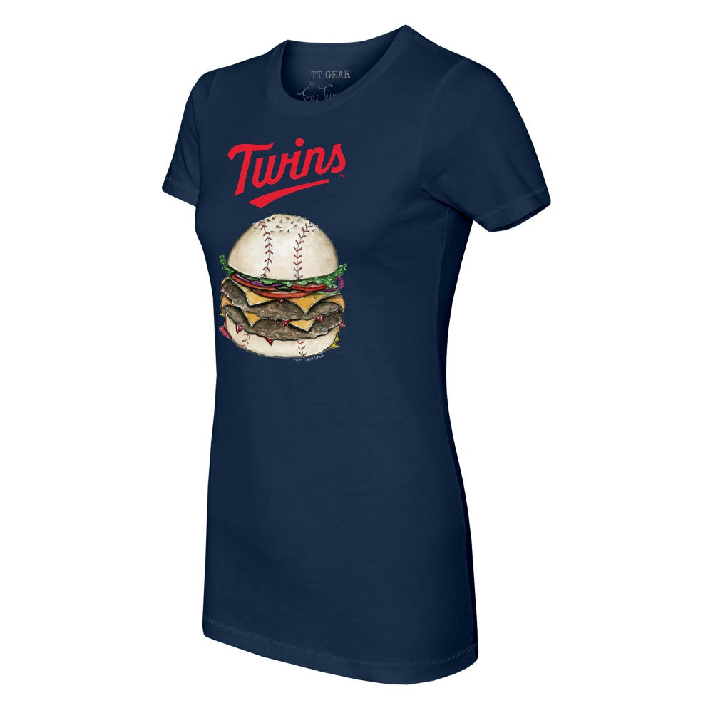 Minnesota Twins Tiny Turnip Women's Burger T-Shirt | MLB Discount