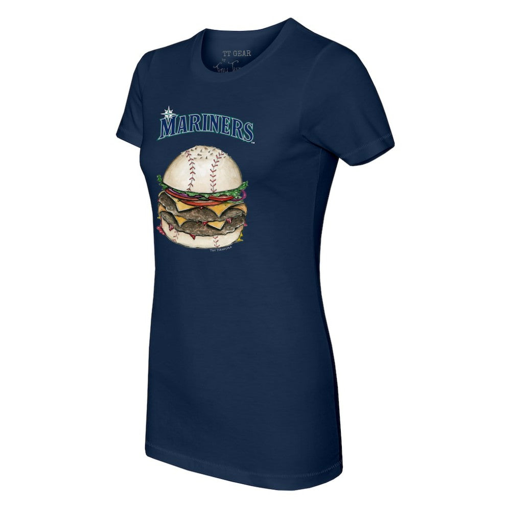 Seattle Mariners Tiny Turnip Women's Burger T-Shirt | MLB Outlet