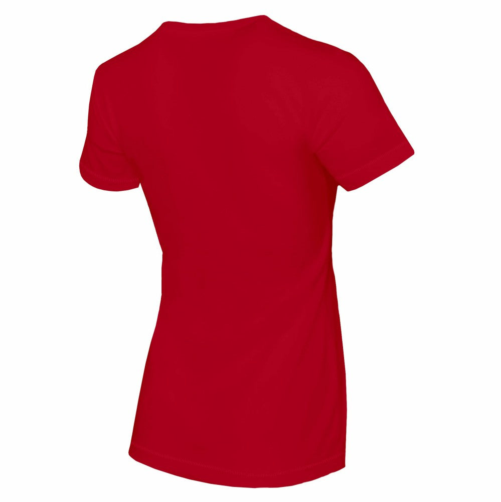 Cincinnati Reds Tiny Turnip Women's Diamond Cross Bats T-Shirt | MLB New
