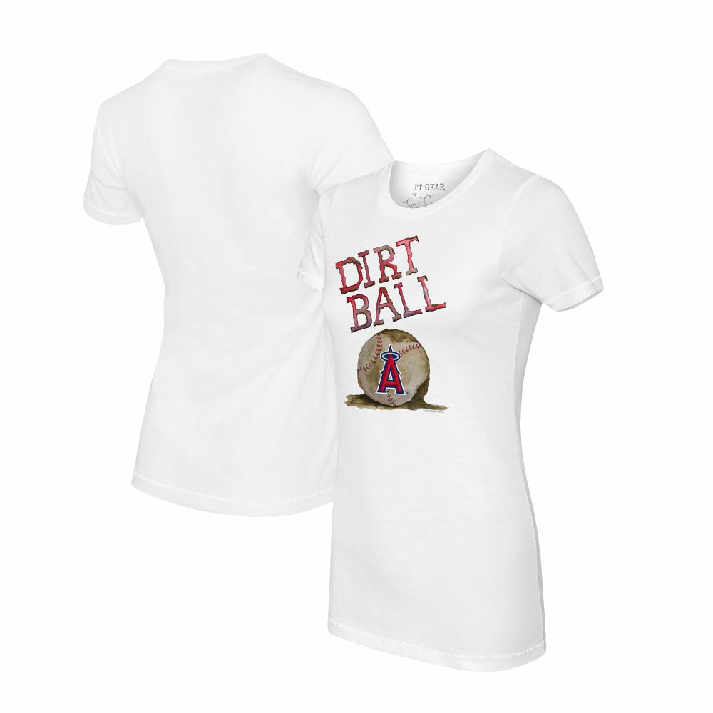 Los Angeles Angels Tiny Turnip Women's Dirt Ball T-Shirt | MLB New