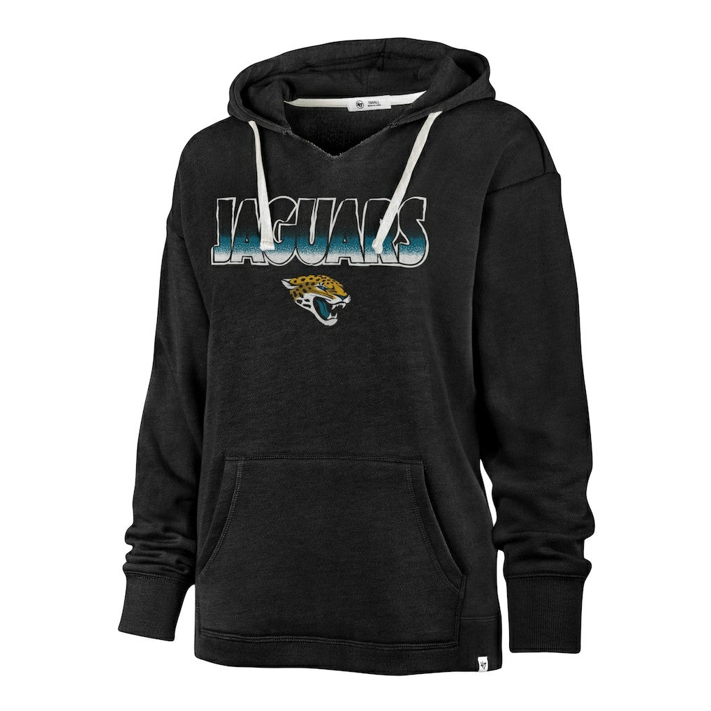 Jacksonville Jaguars 47 brand '47 Women's Color Rise Kennedy Pullover Hoodie