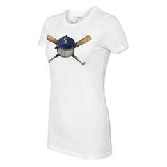 Seattle Mariners Tiny Turnip Women's Hat Crossbats T-Shirt | MLB Outlet