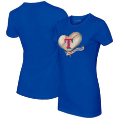 Texas Rangers Tiny Turnip Women's Heart Banner T-Shirt | MLB Near me