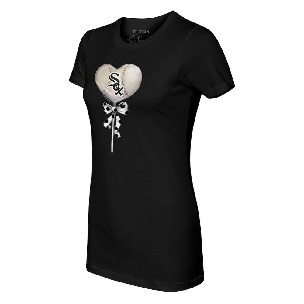 Chicago White Sox Tiny Turnip Women's Heart Lolly T-Shirt | MLB Outlet