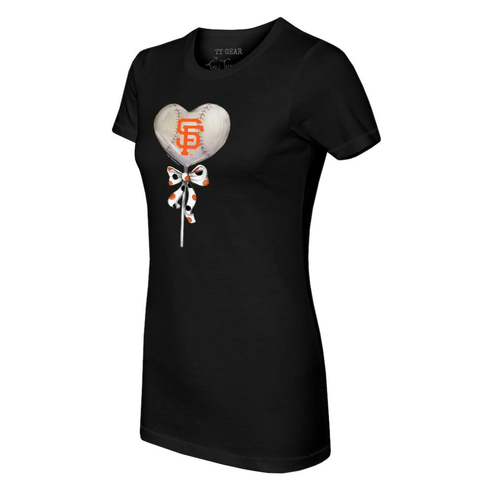 San Francisco Giants Tiny Turnip Women's Heart Lolly T-Shirt | MLB Discount