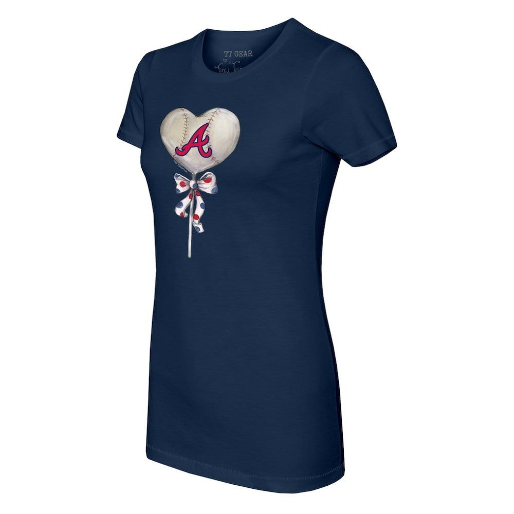 Atlanta Braves Tiny Turnip Women's Heart Lolly T-Shirt | MLB Online