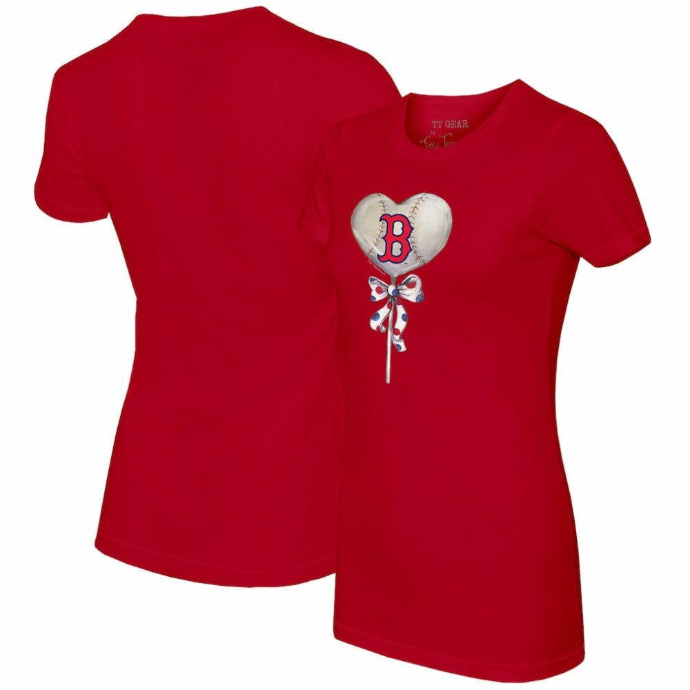 Boston Red Sox Tiny Turnip Women's Heart Lolly T-Shirt | MLB For sale