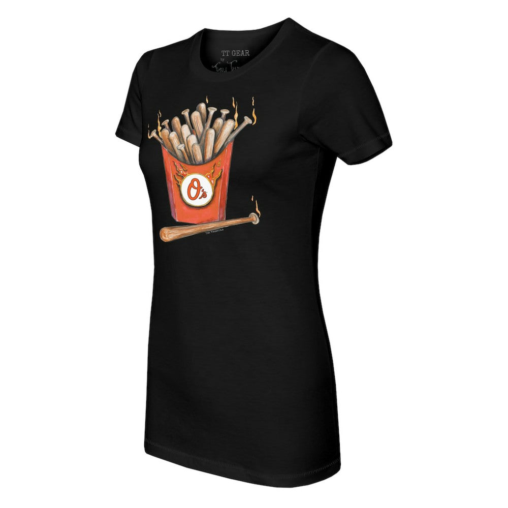Baltimore Orioles Tiny Turnip Women's Hot Bats T-Shirt | MLB Discount