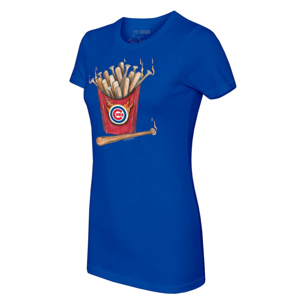 Chicago Cubs Tiny Turnip Women's Hot Bats T-Shirt | MLB New