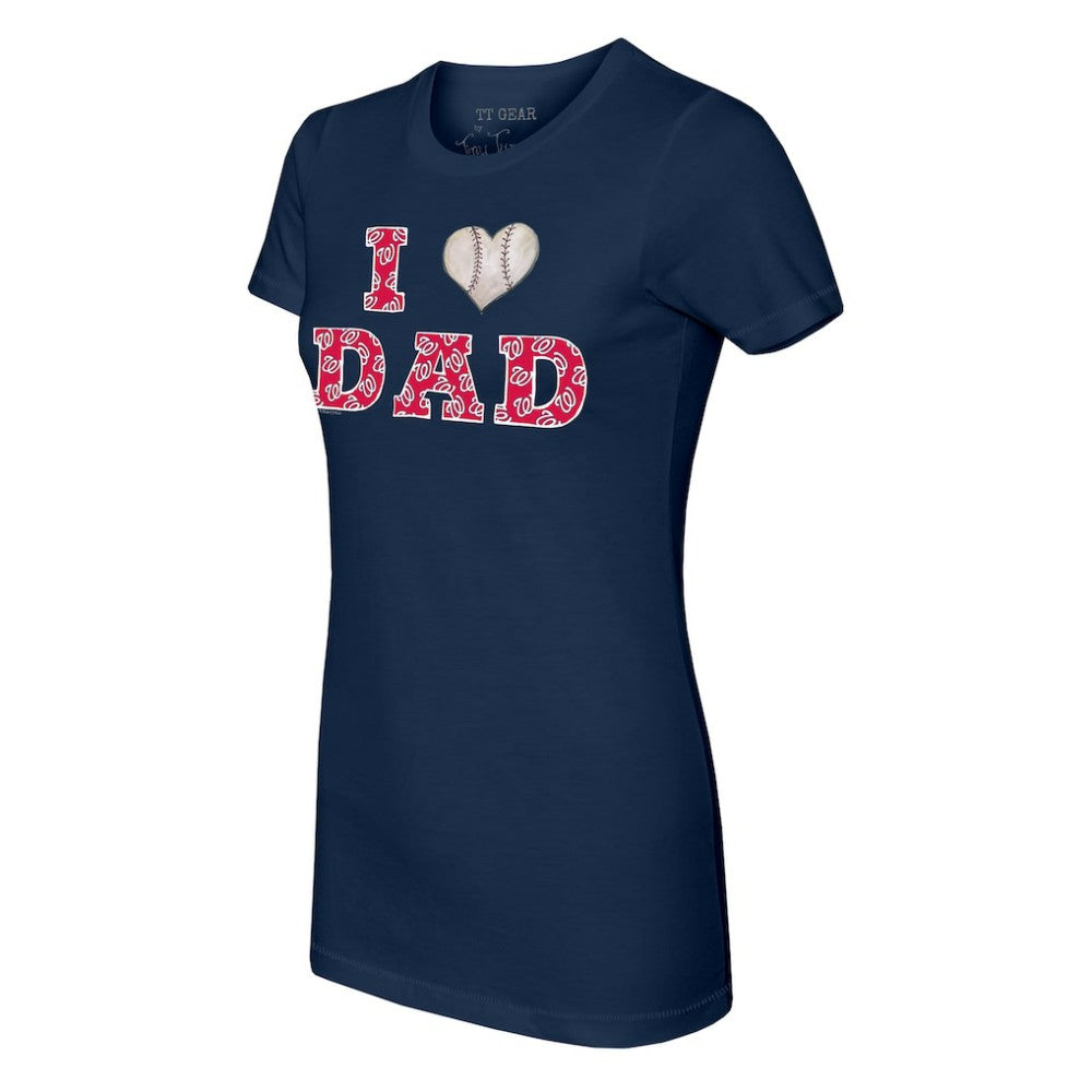 Washington Nationals Tiny Turnip Women's I Love Dad T-Shirt | MLB Near me