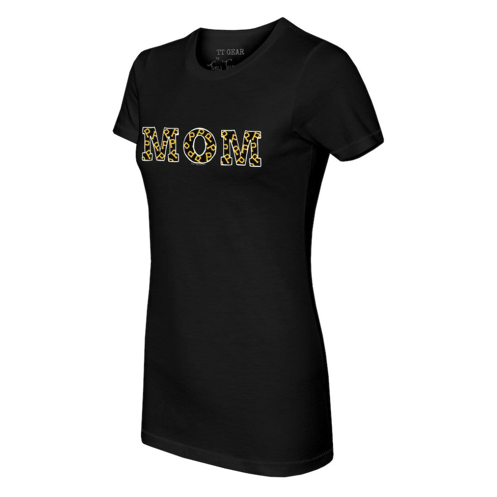 Pittsburgh Pirates Tiny Turnip Women's Logo Mom T-Shirt | MLB Sale
