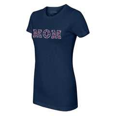 Cleveland Guardians Tiny Turnip Women's Logo Mom T-Shirt | MLB For sale