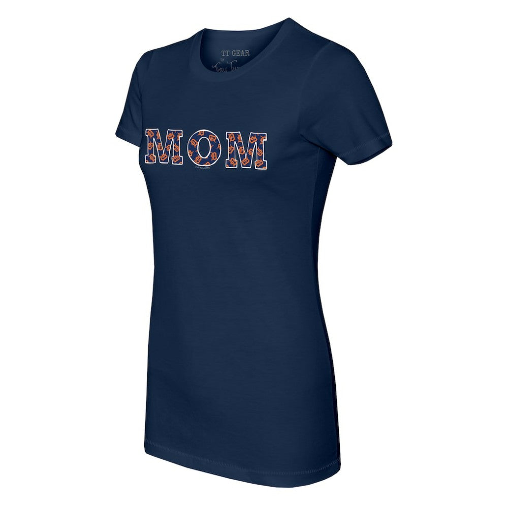 Detroit Tigers Tiny Turnip Women's Logo Mom T-Shirt | MLB Shop