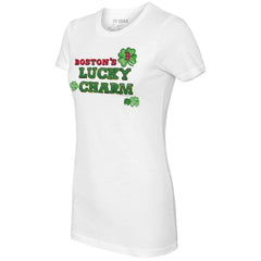 Boston Red Sox Tiny Turnip Women's Lucky Charm T-Shirt | MLB New