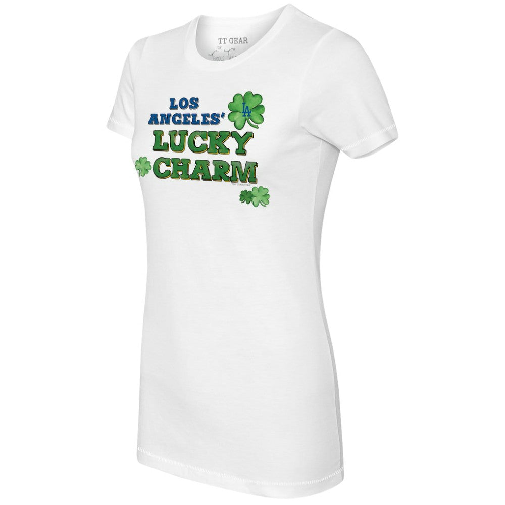 Los Angeles Dodgers Tiny Turnip Women's Lucky Charm T-Shirt | MLB New
