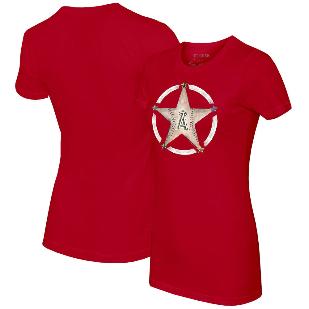 Los Angeles Angels Tiny Turnip Women's Military Star T-Shirt | MLB Shop