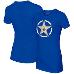 Los Angeles Dodgers Tiny Turnip Women's Military Star T-Shirt | MLB Outlet