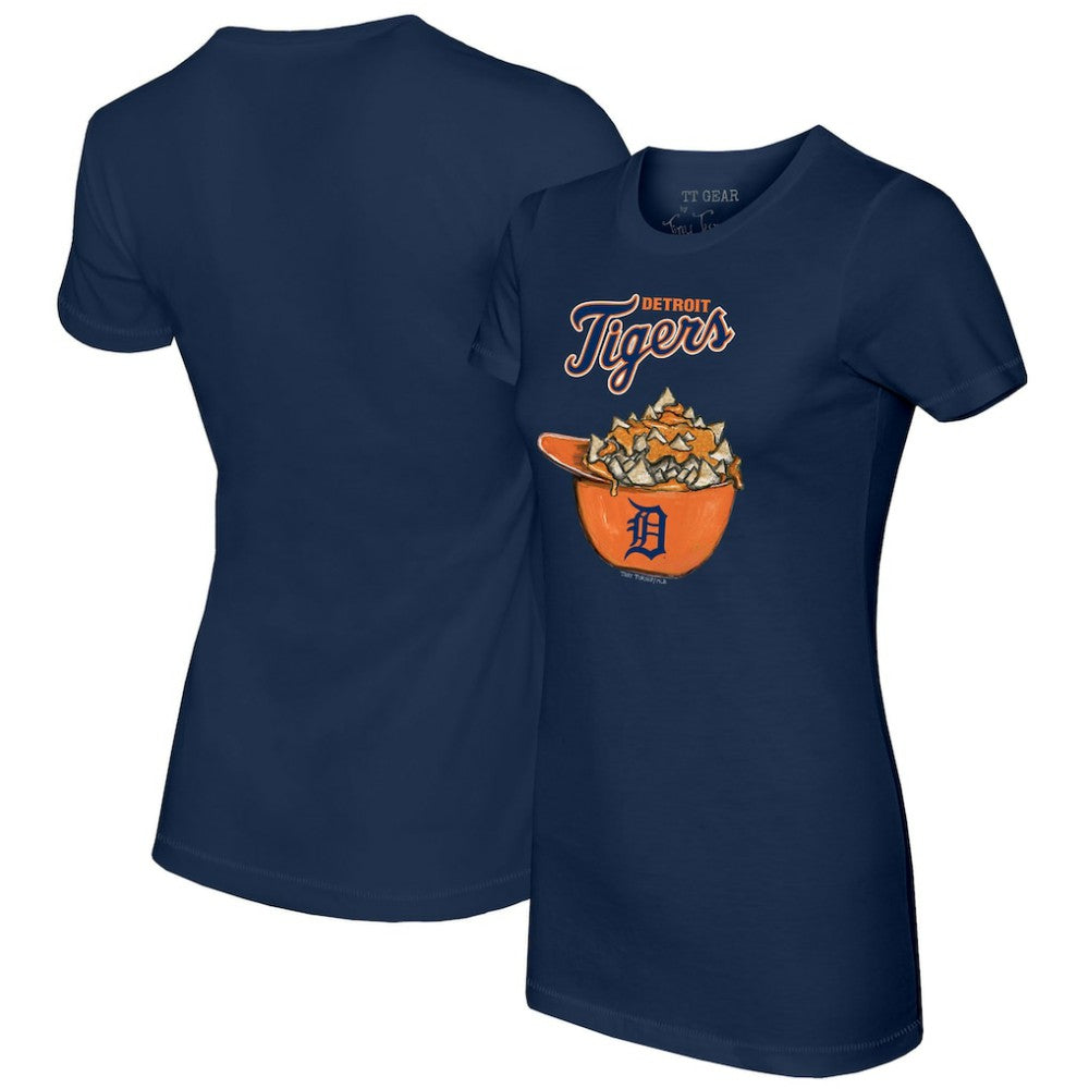 Detroit Tigers Tiny Turnip Women's Nacho Helmet T-Shirt | MLB Discount