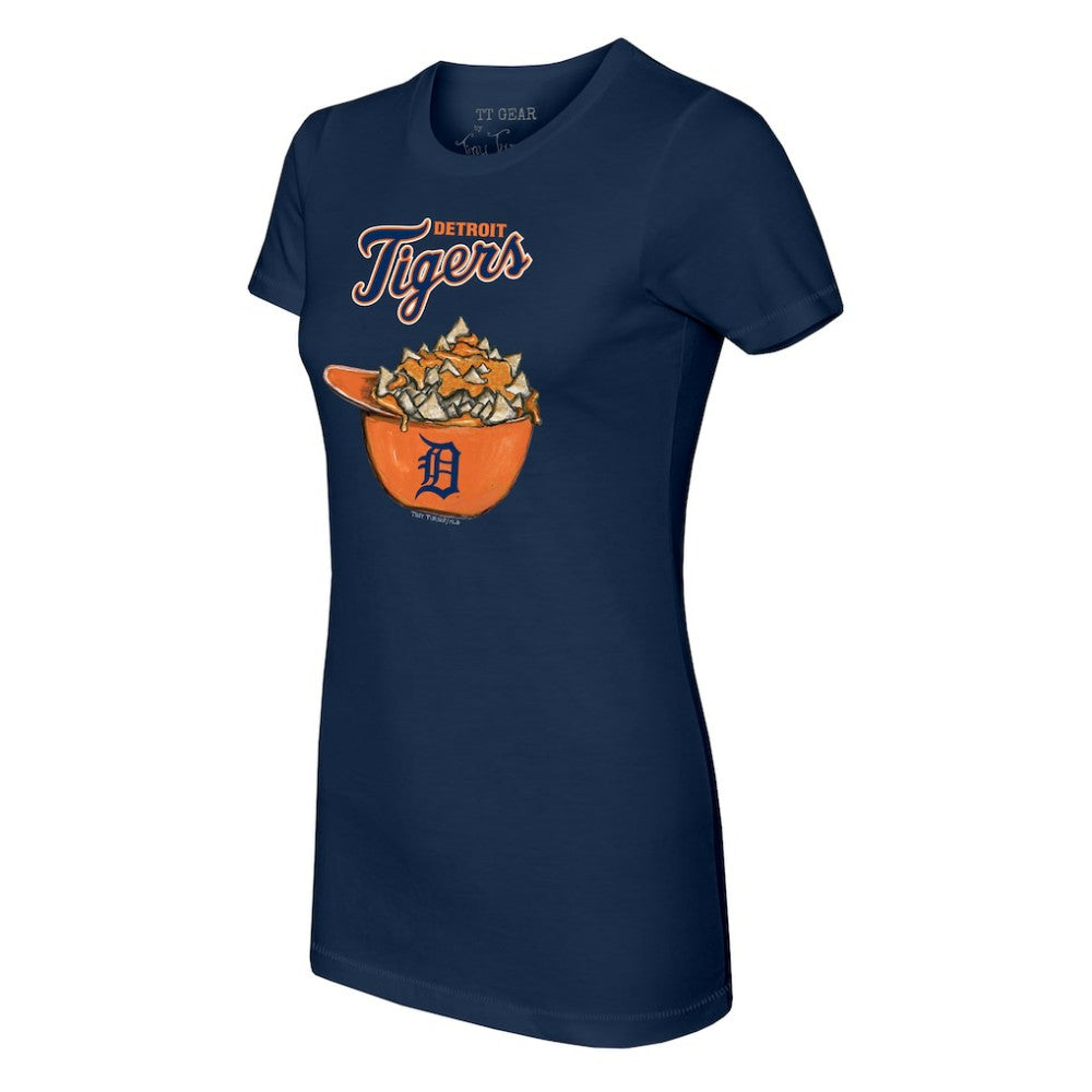 Detroit Tigers Tiny Turnip Women's Nacho Helmet T-Shirt | MLB Discount