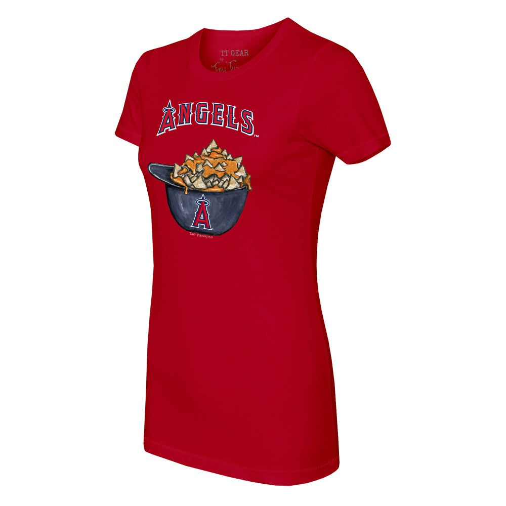 Los Angeles Angels Tiny Turnip Women's Nacho Helmet T-Shirt | MLB Discount