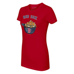 Boston Red Sox Tiny Turnip Women's Nacho Helmet T-Shirt | MLB US