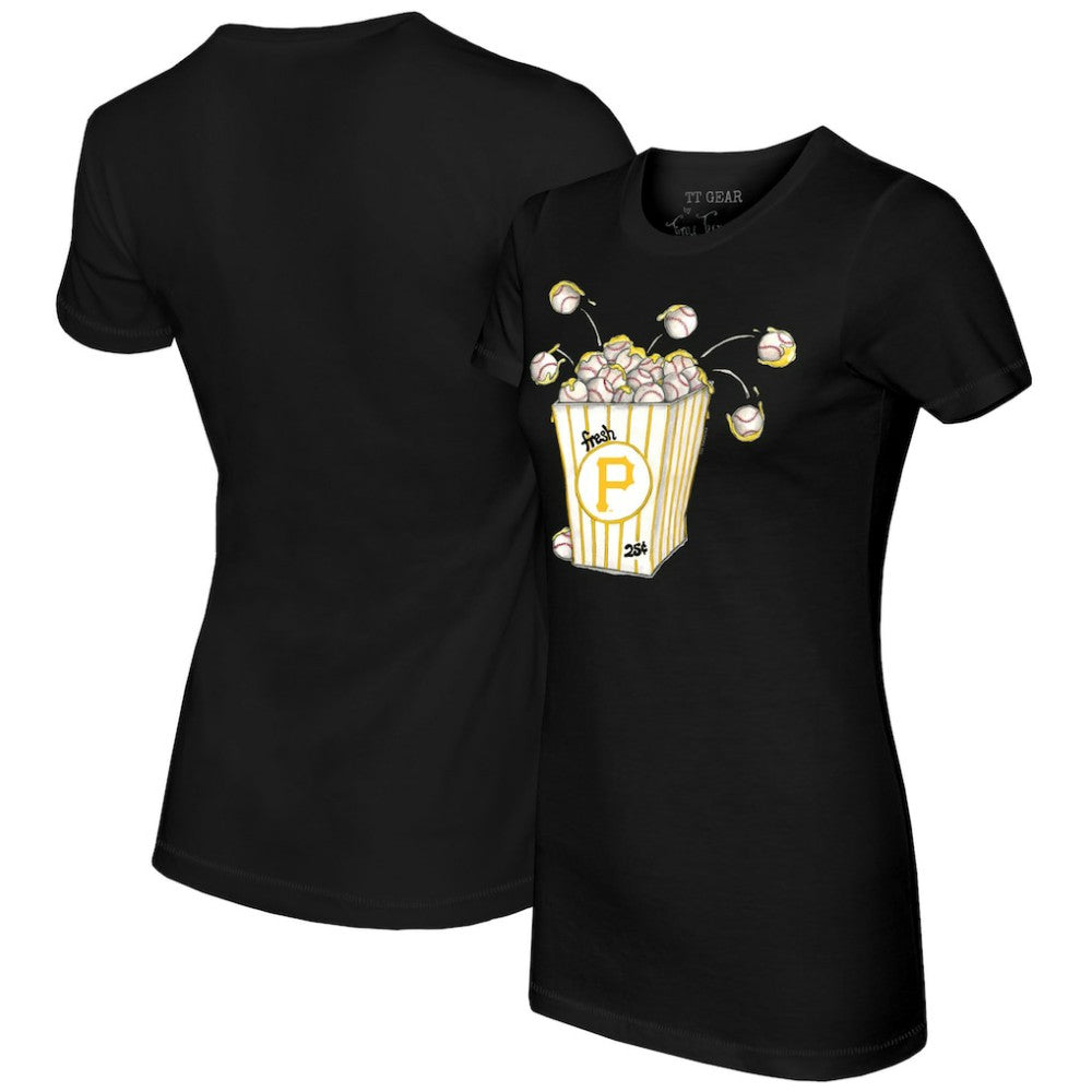 Pittsburgh Pirates Tiny Turnip Women's Popcorn T-Shirt | MLB For sale
