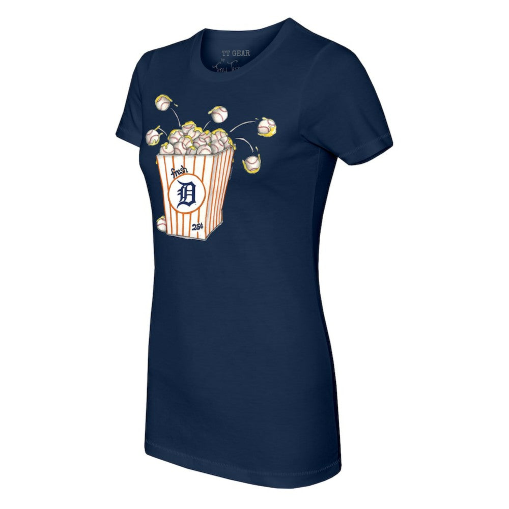 Detroit Tigers Tiny Turnip Women's Popcorn T-Shirt | MLB Near me