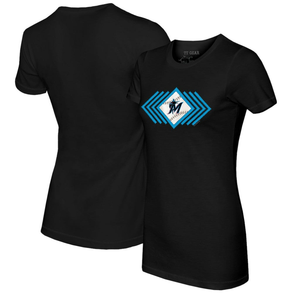 Miami Marlins Tiny Turnip Women's Prism Arrows T-Shirt | MLB Shop