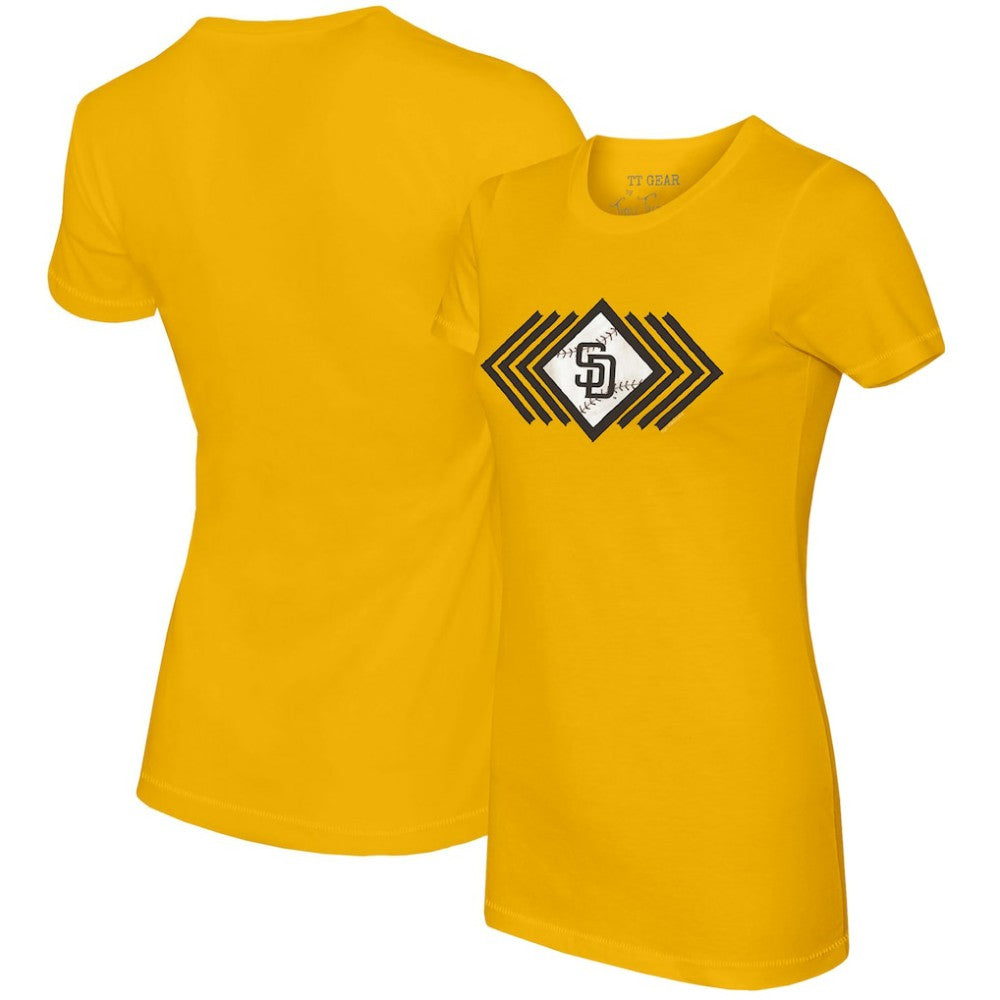San Diego Padres Tiny Turnip Women's Prism Arrows T-Shirt | MLB Online