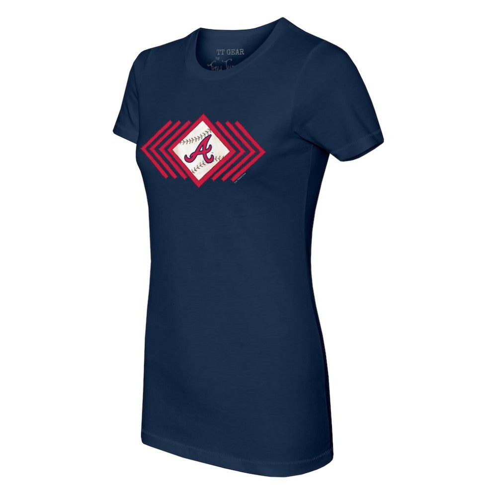 Atlanta Braves Tiny Turnip Women's Prism Arrows T-Shirt | MLB On Sale
