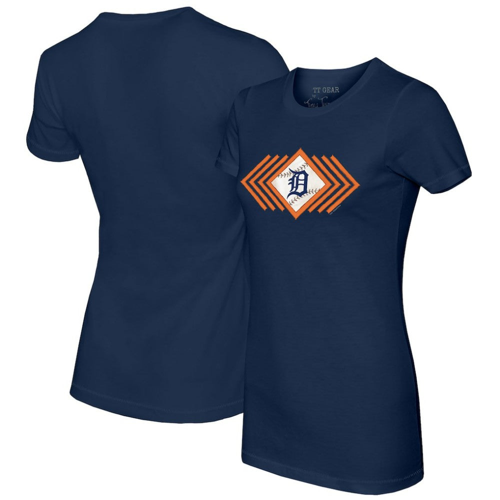 Detroit Tigers Tiny Turnip Women's Prism Arrows T-Shirt | MLB New