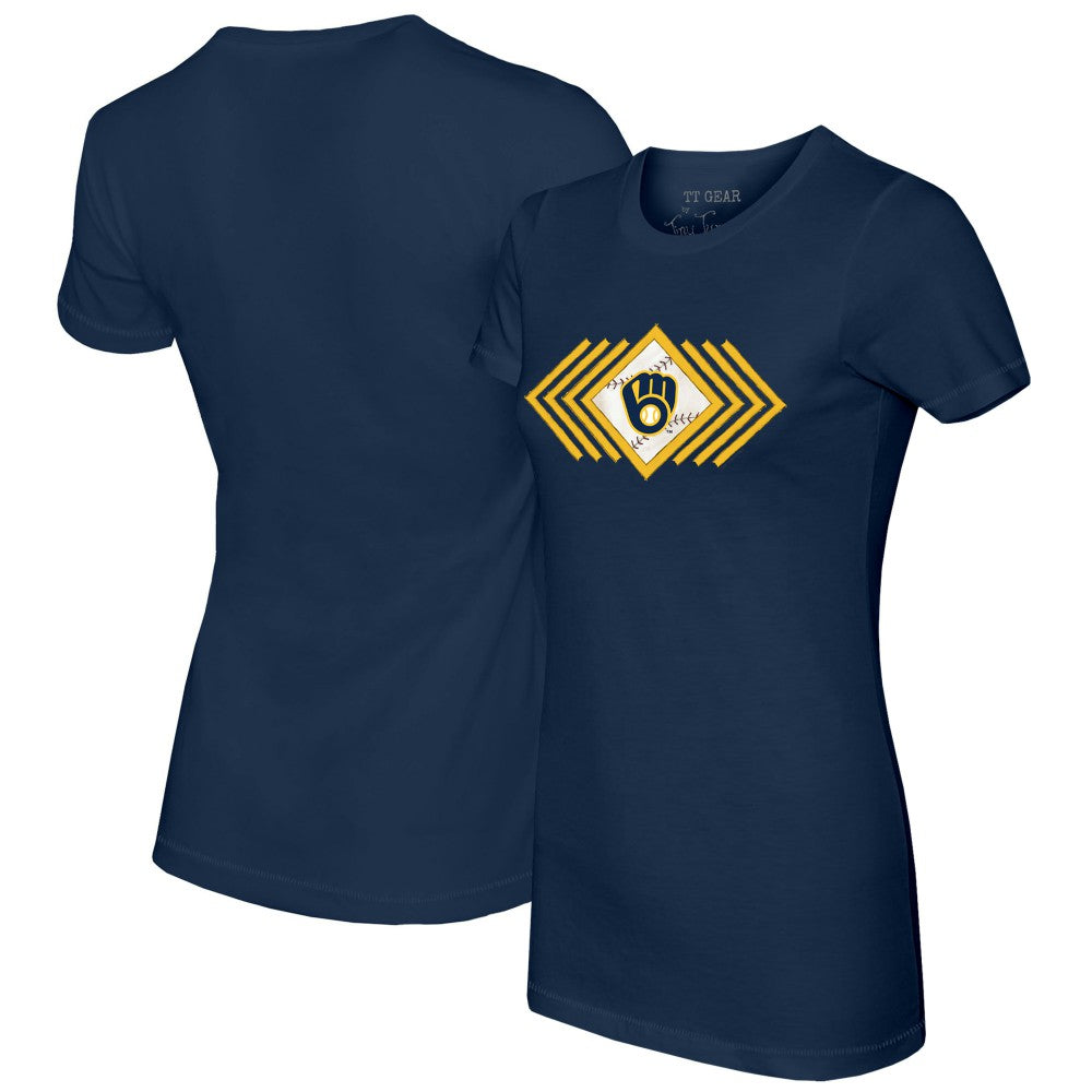Milwaukee Brewers Tiny Turnip Women's Prism Arrows T-Shirt | MLB Online