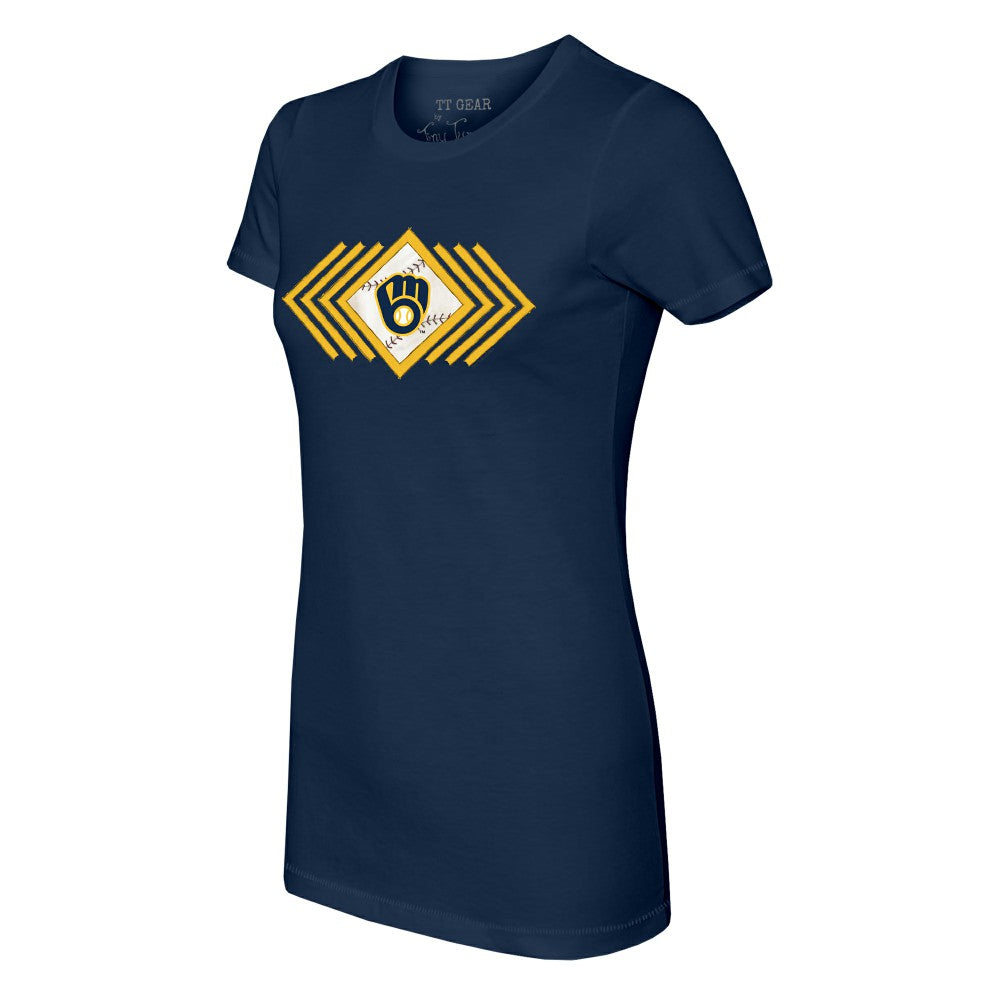 Milwaukee Brewers Tiny Turnip Women's Prism Arrows T-Shirt | MLB Online