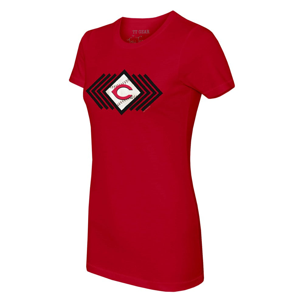 Cincinnati Reds Tiny Turnip Women's Prism Arrows T-Shirt | MLB For sale