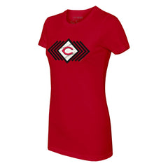 Cincinnati Reds Tiny Turnip Women's Prism Arrows T-Shirt | MLB For sale